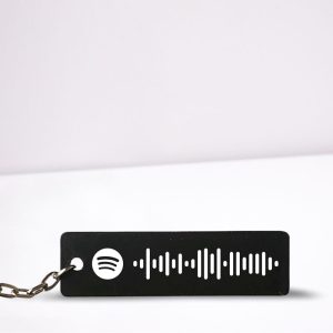 Scannable Spotify Code Keyring
