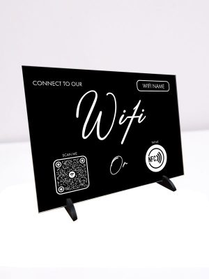 Connect To Our Wifi Sign