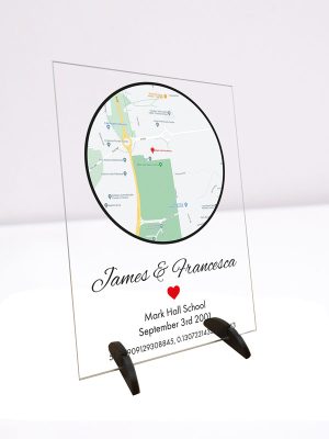 Where We Met Acrylic Display